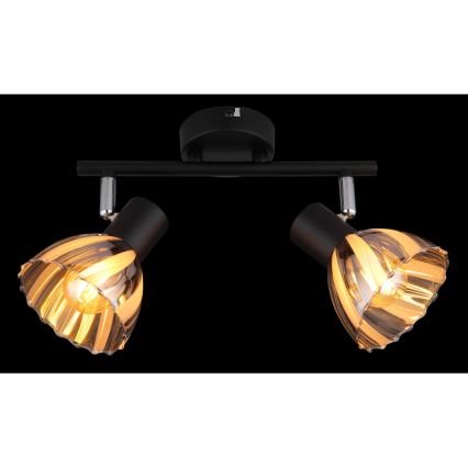 Globo - Spotlight 2xE14/40W/230V black