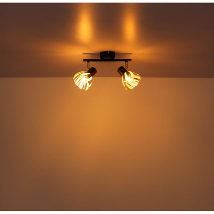 Globo - Spotlight 2xE14/40W/230V black