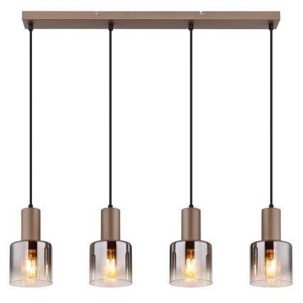 Globo - Cable-hung chandelier 4xE27/40W/230V