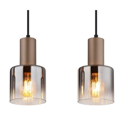 Globo - Cable-hung chandelier 4xE27/40W/230V