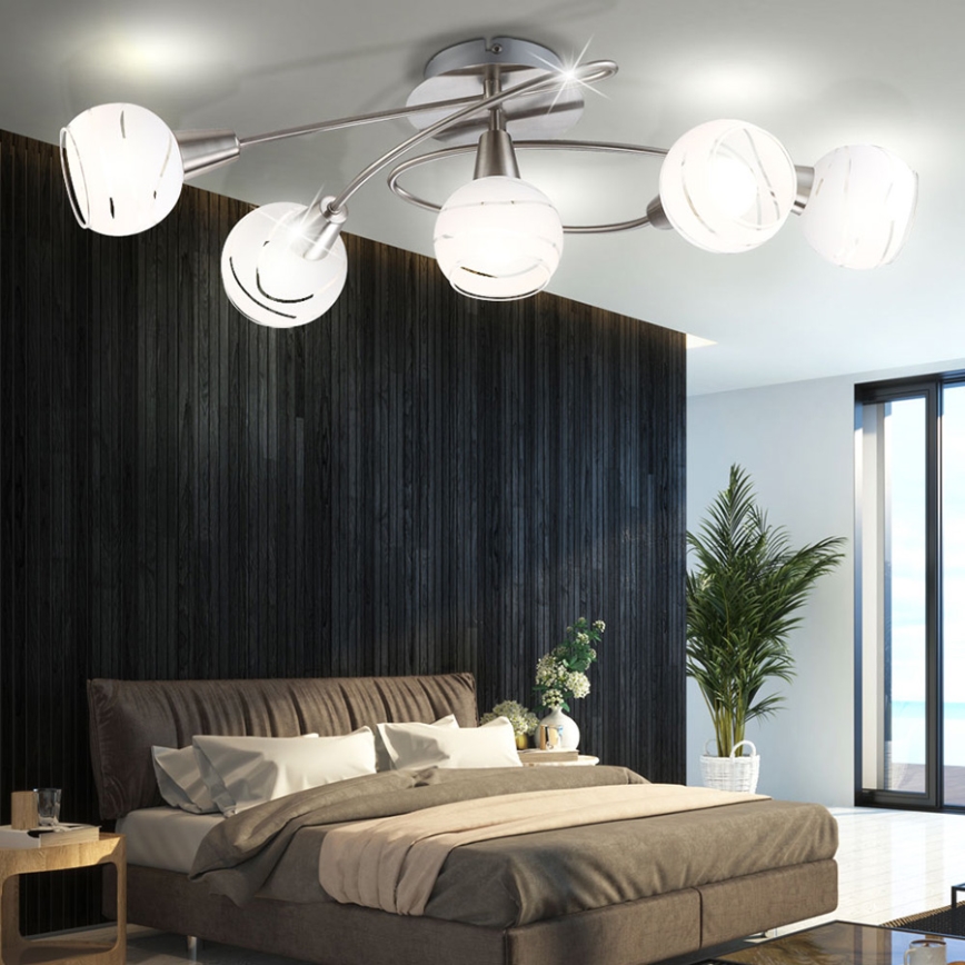 Globo 54341-5O - Ceiling light 5xE14/40W