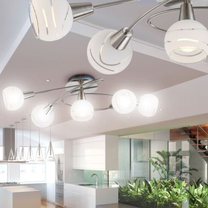 Globo 54341-5O - Ceiling light 5xE14/40W