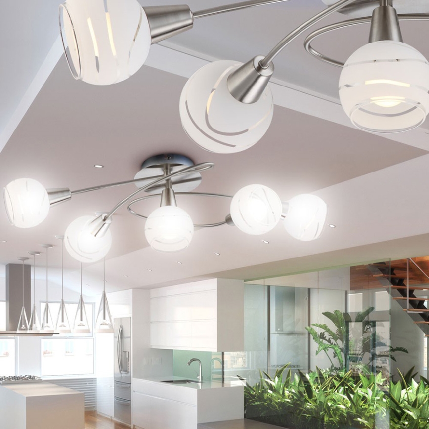 Globo 54341-5O - Ceiling light 5xE14/40W