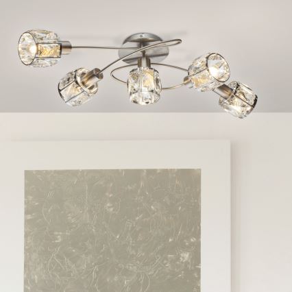 Globo - Surface-mounted chandelier 5xE14/40W/230V