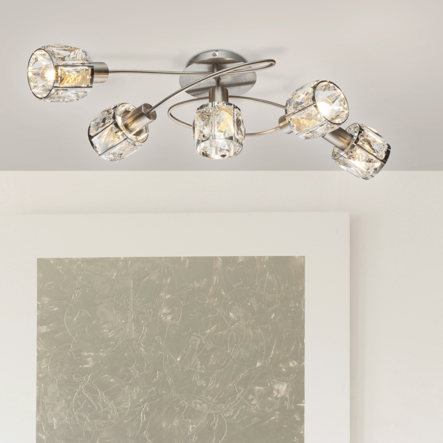 Globo - Surface-mounted chandelier 5xE14/40W/230V