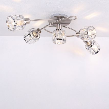Globo - Surface-mounted chandelier 5xE14/40W/230V