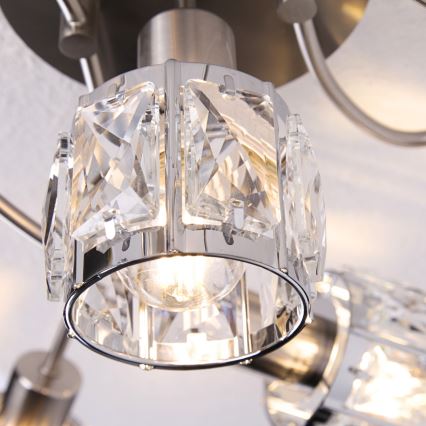 Globo - Surface-mounted chandelier 5xE14/40W/230V