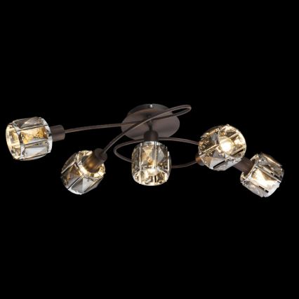 Globo - Surface-mounted chandelier 5xE14/40W/230V