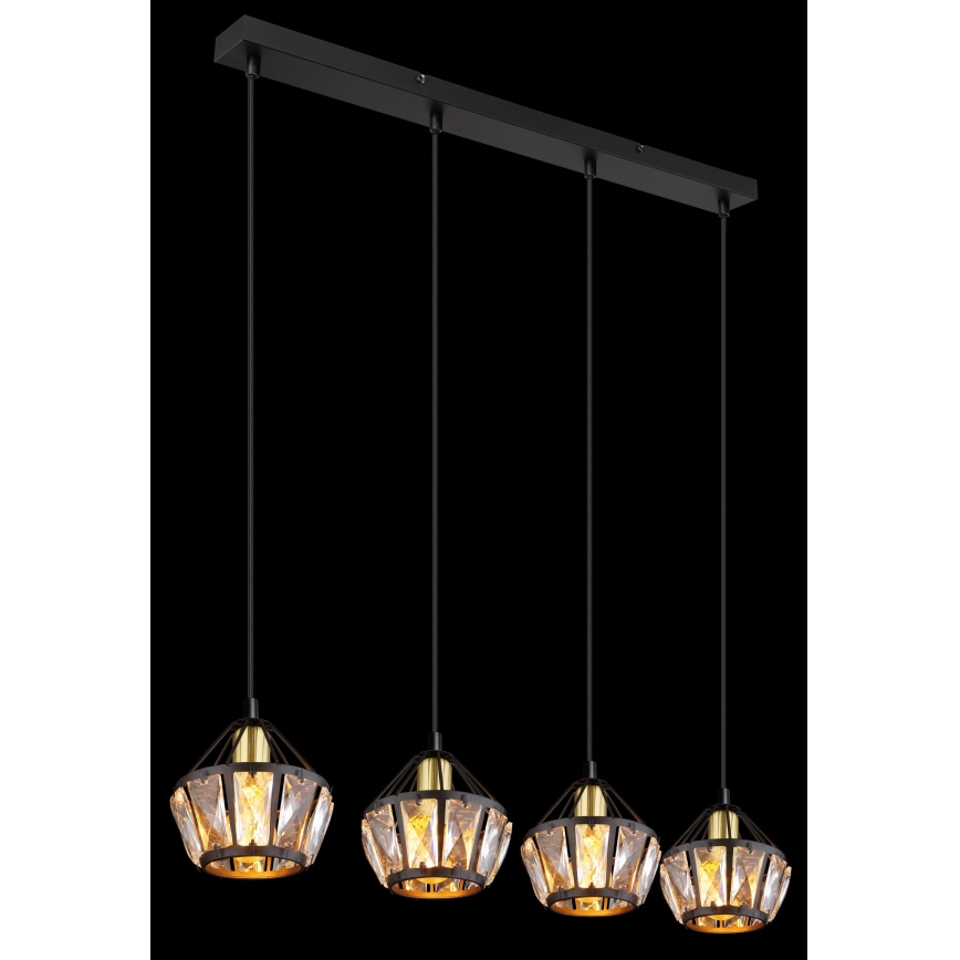 Globo - Chandelier on a string 4xE14/40W/230V
