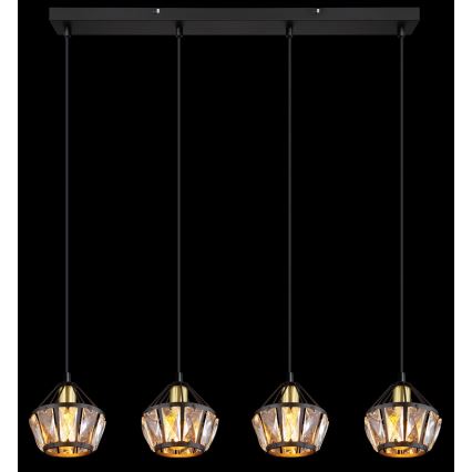 Globo - Chandelier on a string 4xE14/40W/230V