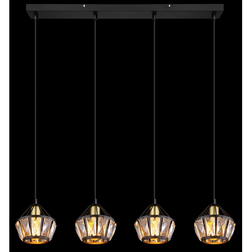 Globo - Chandelier on a string 4xE14/40W/230V