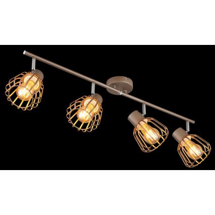 Globo - 4-light spotlight 4xE27/40W/230V