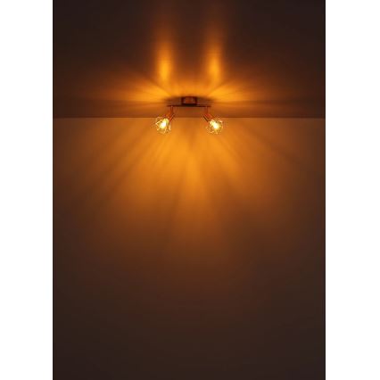 Globo - Spotlight 2xE14/40W/230V gold