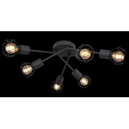 Globo - Surface-mounted chandelier 6xE14/40W/230V