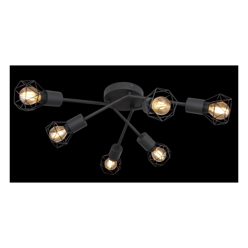Globo - Surface-mounted chandelier 6xE14/40W/230V