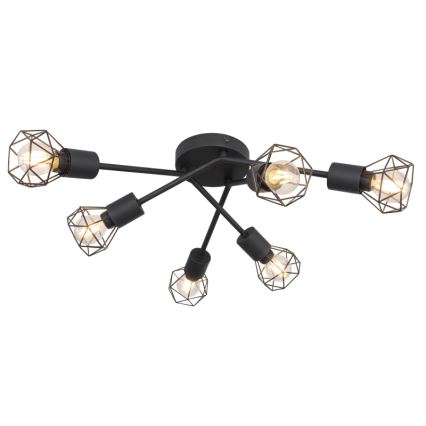 Globo - Surface-mounted chandelier 6xE14/40W/230V