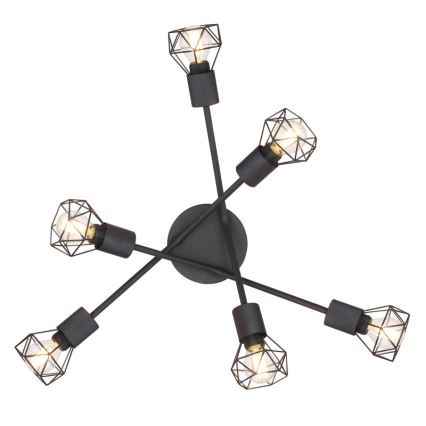 Globo - Surface-mounted chandelier 6xE14/40W/230V