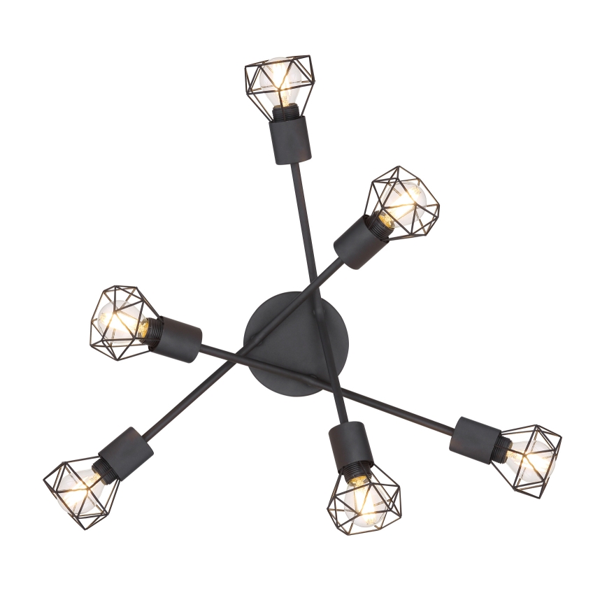 Globo - Surface-mounted chandelier 6xE14/40W/230V