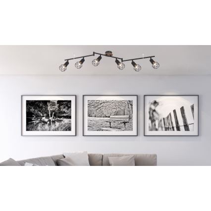 Globo - 6-light spotlight, E14, 40W, 230V