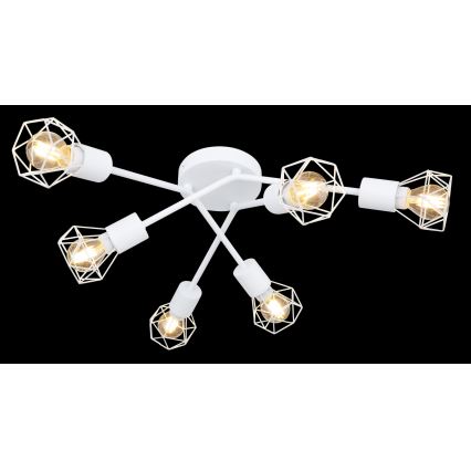 Globo - Surface-mounted chandelier 6xE14/40W/230V