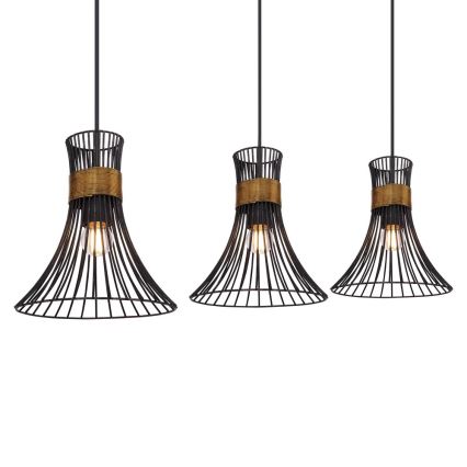 Globo 54814-3H - Chandelier on a string PURRA 3xE27/60W/230V