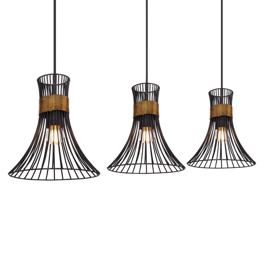 Globo 54814-3H - Chandelier on a string PURRA 3xE27/60W/230V