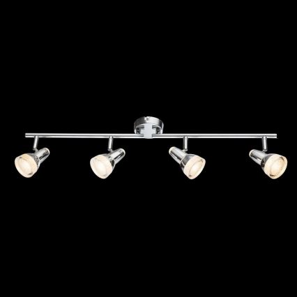 Globo - LED Spotlight 4xLED/4W/230V shiny chrome