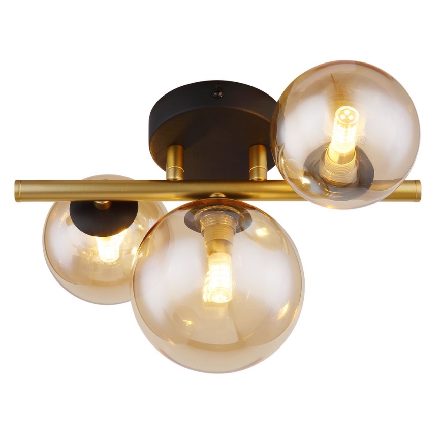 Globo - LED Surface-mounted chandelier RIHA 3xG9/3,5W/230V brass