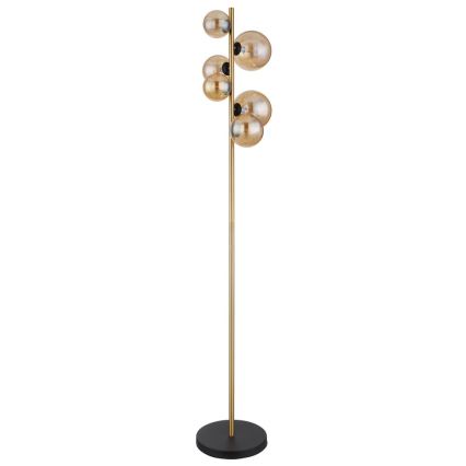 Globo - LED Floor lamp 6xG9/3W/230V brass