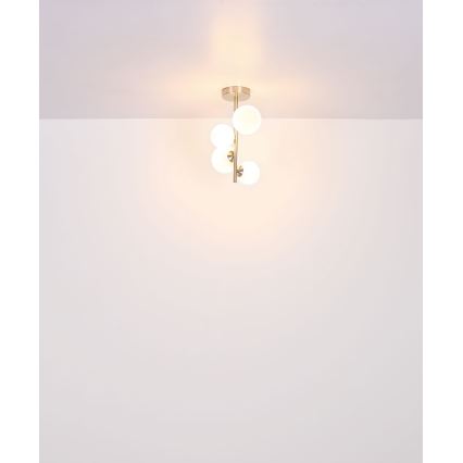 Globo - LED Chandelier on a pole 4xG9/3W/230V matte chrome