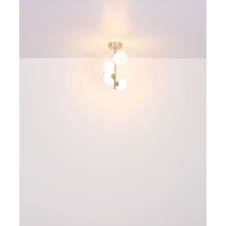 Globo - LED Chandelier on a pole 4xG9/3W/230V matte chrome