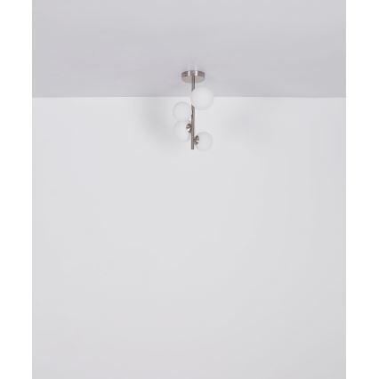 Globo - LED Chandelier on a pole 4xG9/3W/230V matte chrome