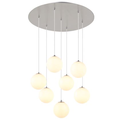 Globo - LED Chandelier on a string 7xG9/3,5W/230V white