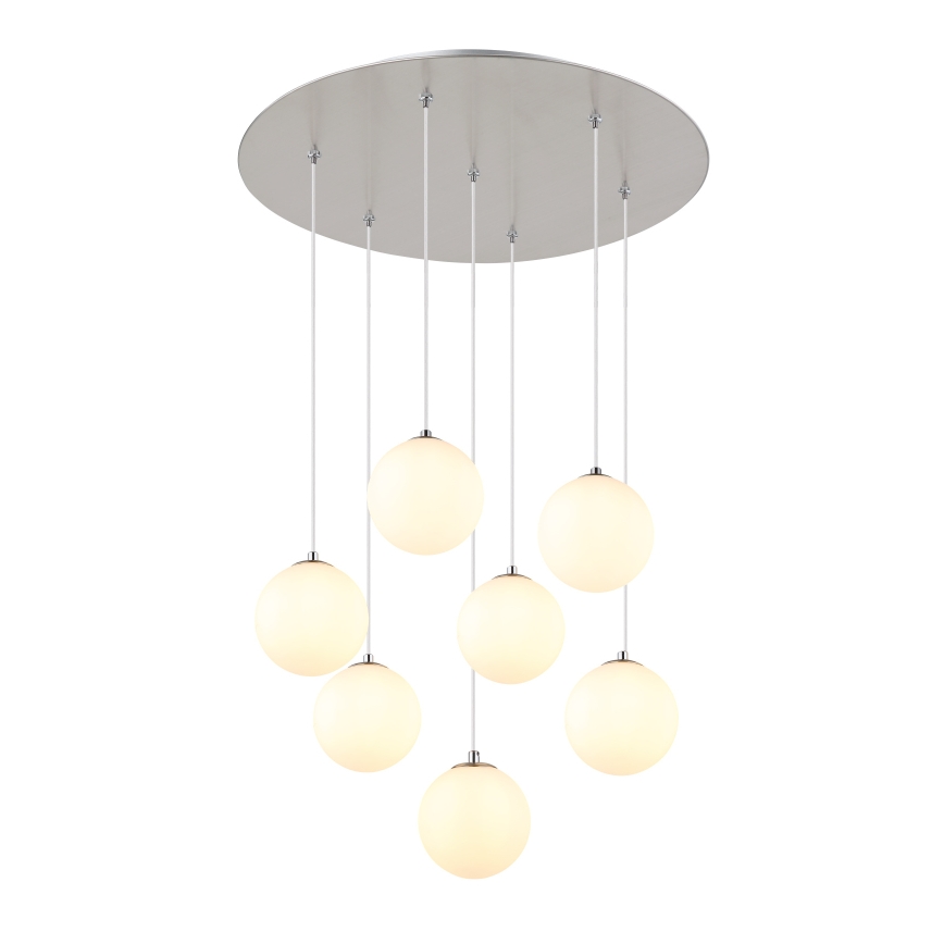 Globo - LED Chandelier on a string 7xG9/3,5W/230V white