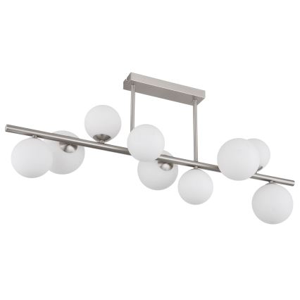 Globo - LED Chandelier on a pole 9xG9/3W/230V matte chrome