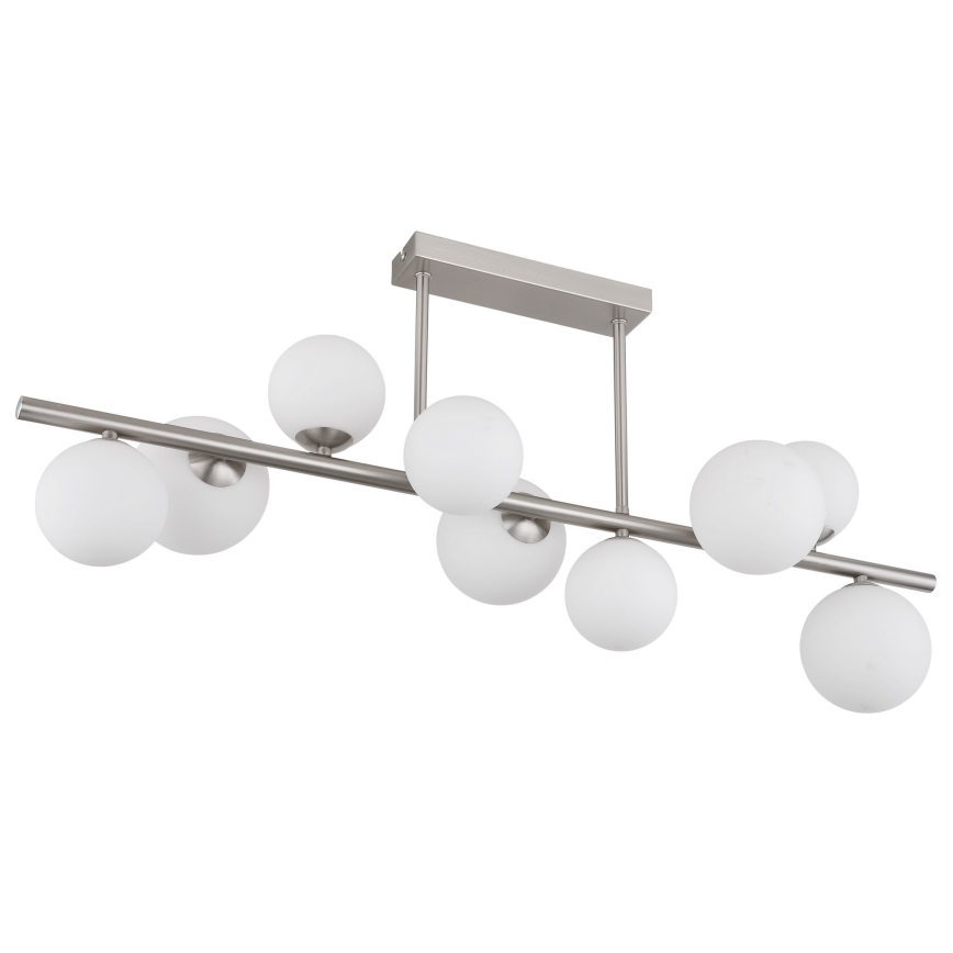 Globo - LED Chandelier on a pole 9xG9/3W/230V matte chrome