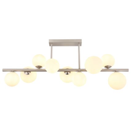 Globo - LED Chandelier on a pole 9xG9/3W/230V matte chrome