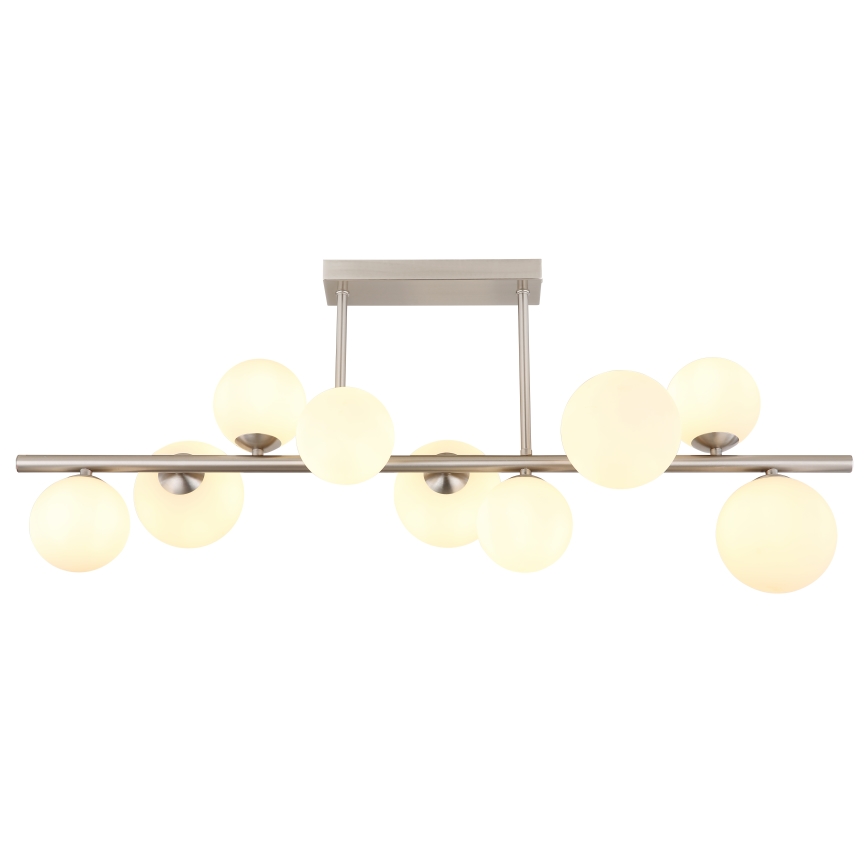 Globo - LED Chandelier on a pole 9xG9/3W/230V matte chrome