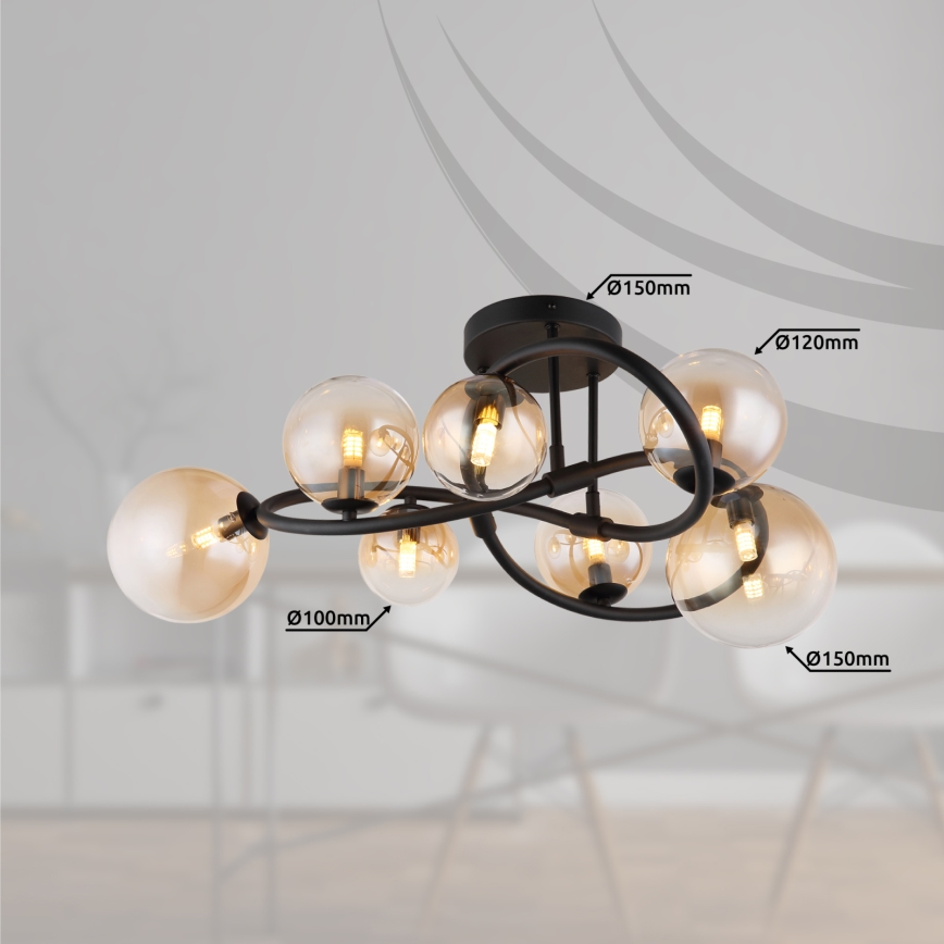 Globo - LED Flush-mounted Chandelier 7xG9/3.5W/230V 3000K