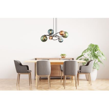 Globo - LED Chandelier on a string 6xG9/3,5W/230V