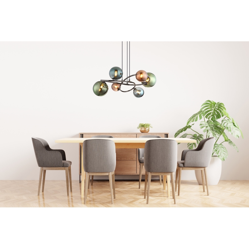 Globo - LED Chandelier on a string 6xG9/3,5W/230V