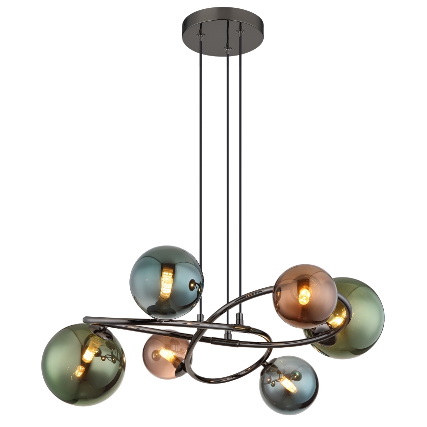 Globo - LED Chandelier on a string 6xG9/3,5W/230V