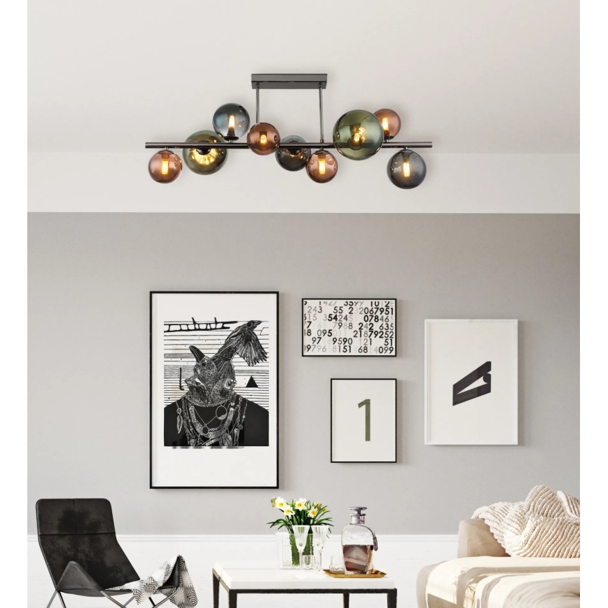 Globo - rod-mounted LED chandelier 9xG9/3.5W/230V