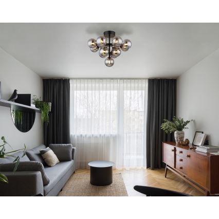 Globo - Surface-mounted chandelier 13xG9/5W/230V d. 56 cm black