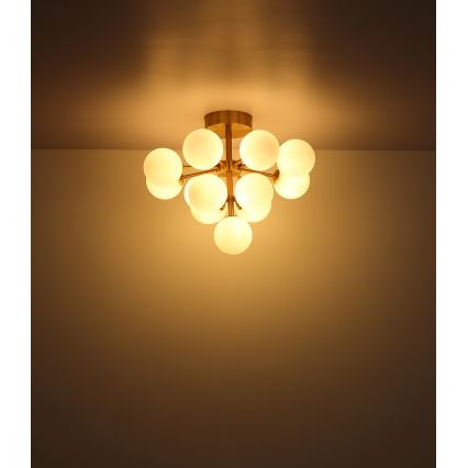 Globo - Surface-mounted chandelier 13xG9/5W/230V d. 56 cm black