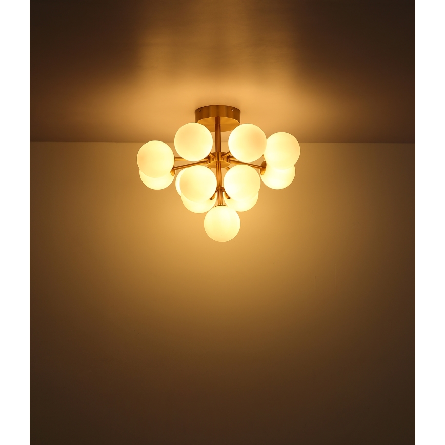Globo - Surface-mounted chandelier 13xG9/5W/230V d. 56 cm black