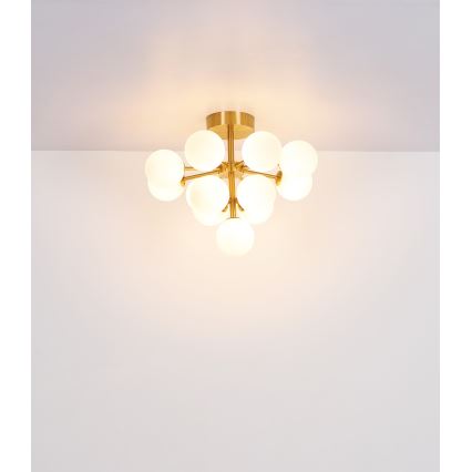 Globo - Surface-mounted chandelier 13xG9/5W/230V d. 56 cm black