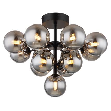 Globo - Surface-mounted chandelier 13xG9/5W/230V d. 56 cm black