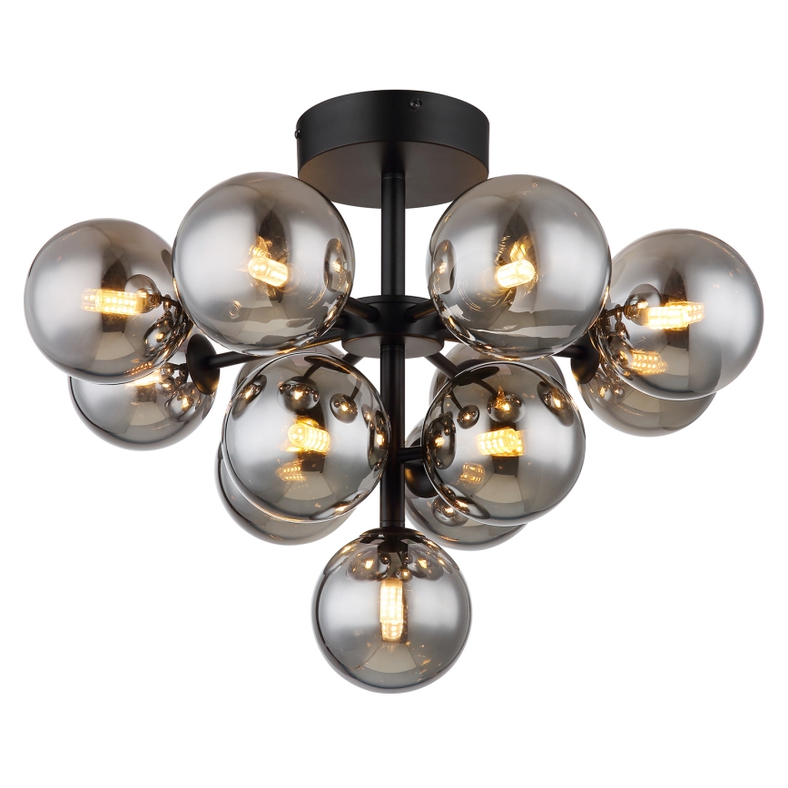 Globo - Surface-mounted chandelier 13xG9/5W/230V d. 56 cm black