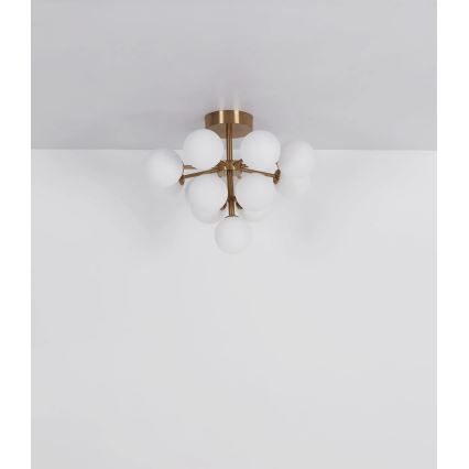 Globo - Surface-mounted chandelier 13xG9/5W/230V d. 56 cm gold